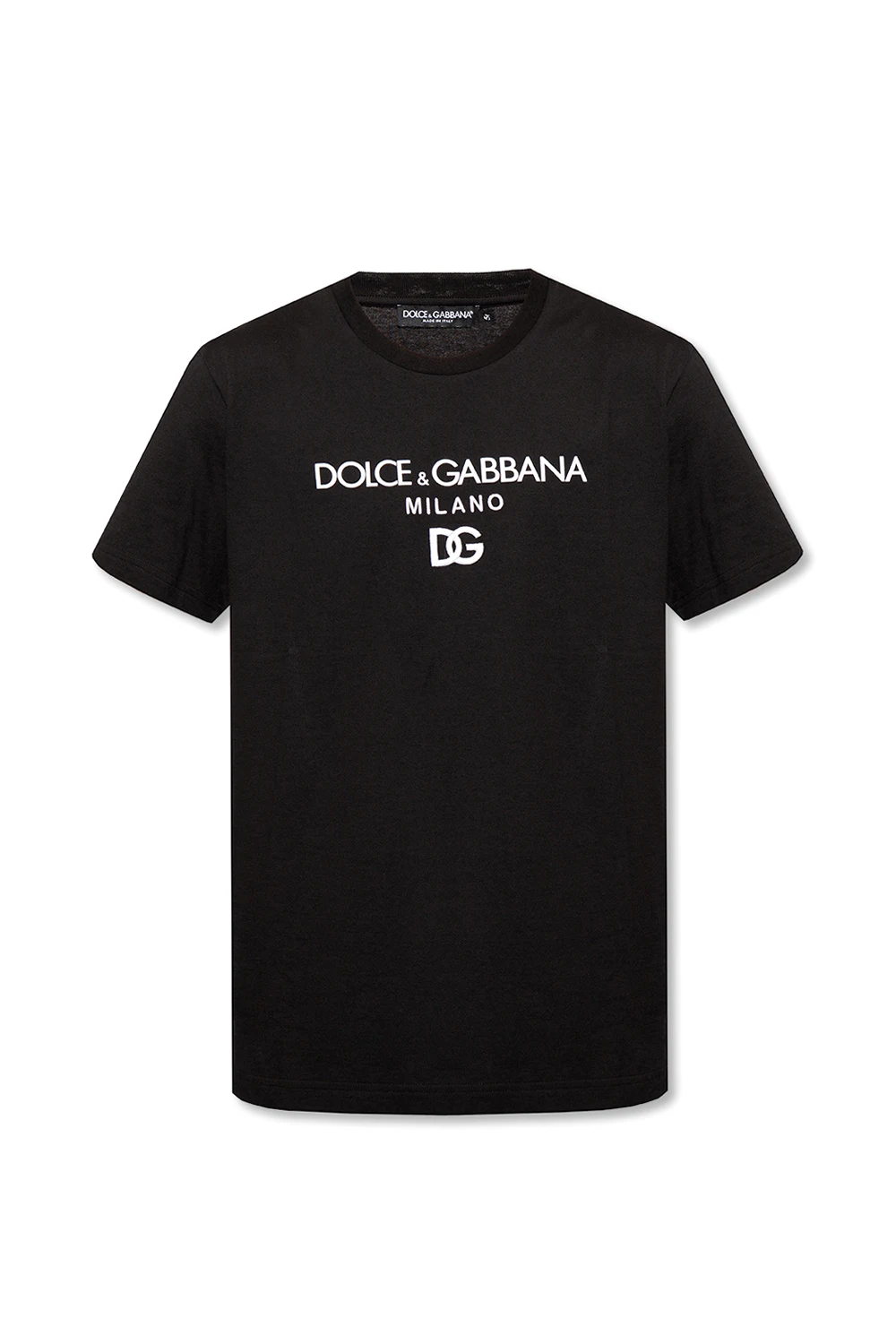BLACK T-shirt with logo
