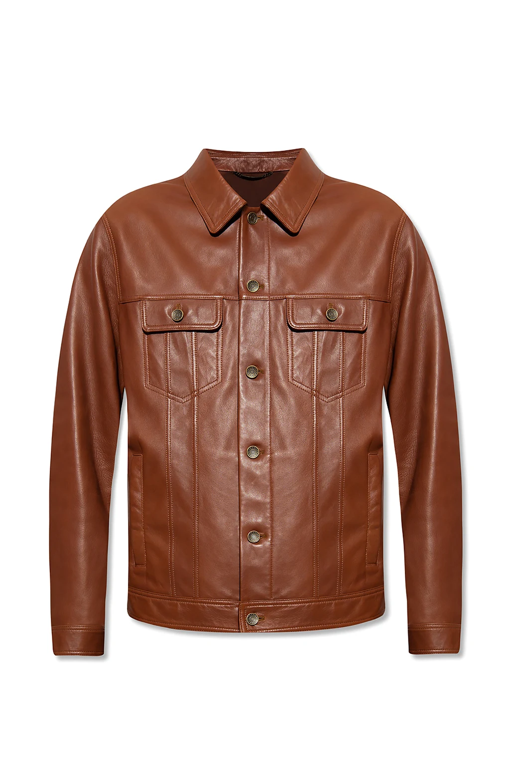 BROWN Leather jacket