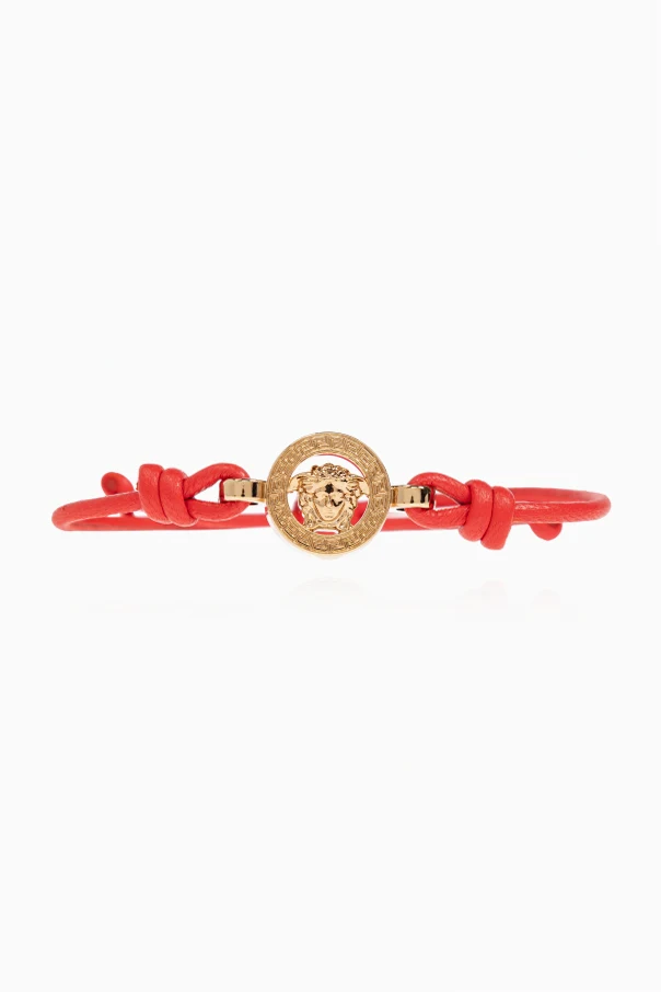 RED Leather bracelet