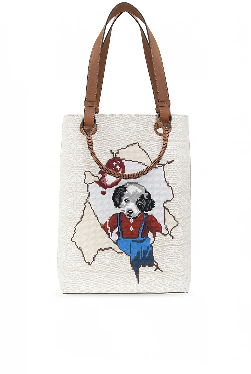 cream ‘Puppy’ shoulder bag