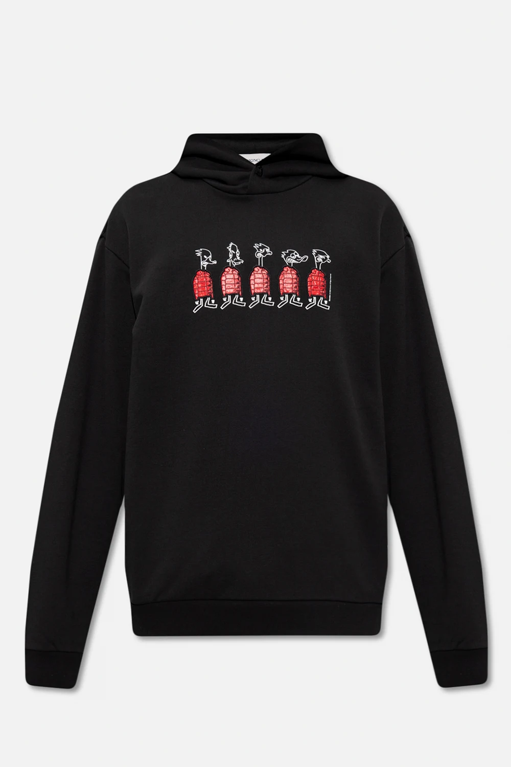 Logo-patched hoodie