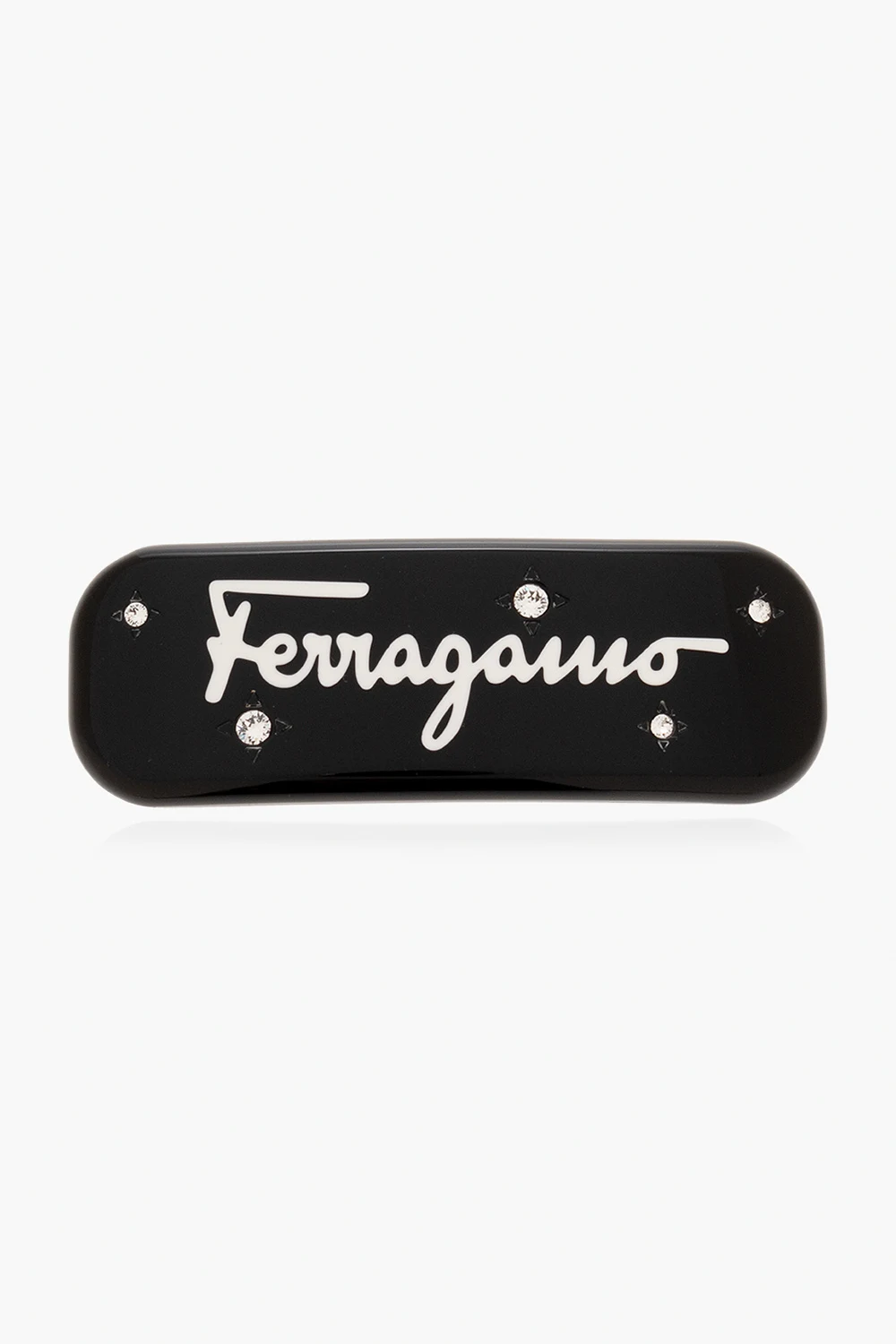 Hair clip with logo
