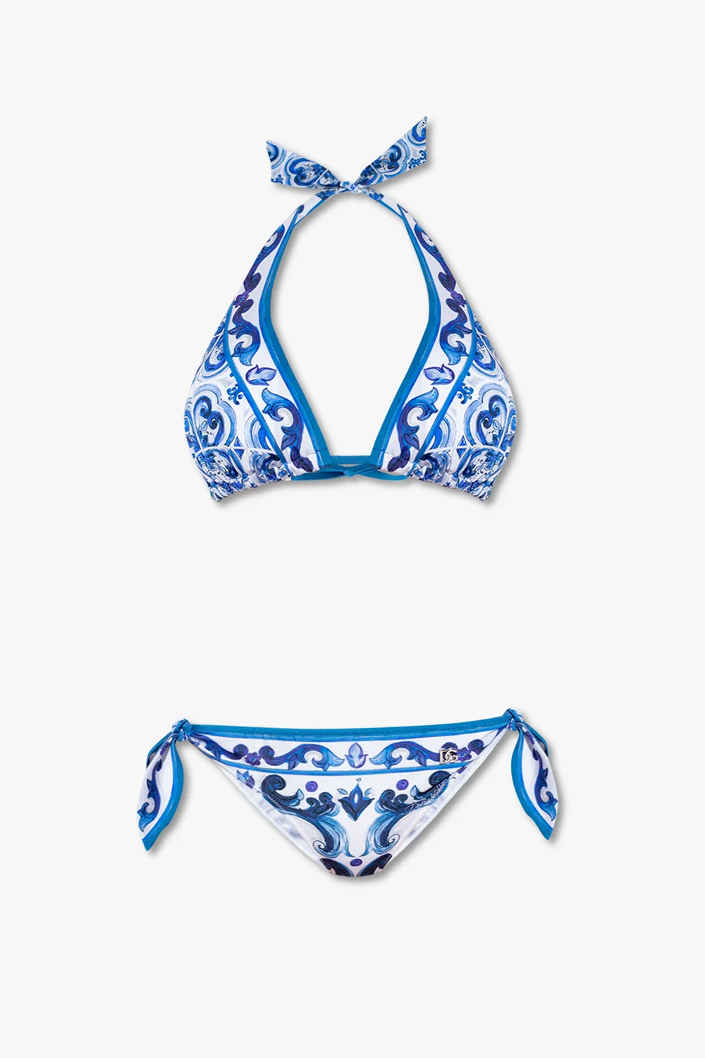 BLUE Printed bikini