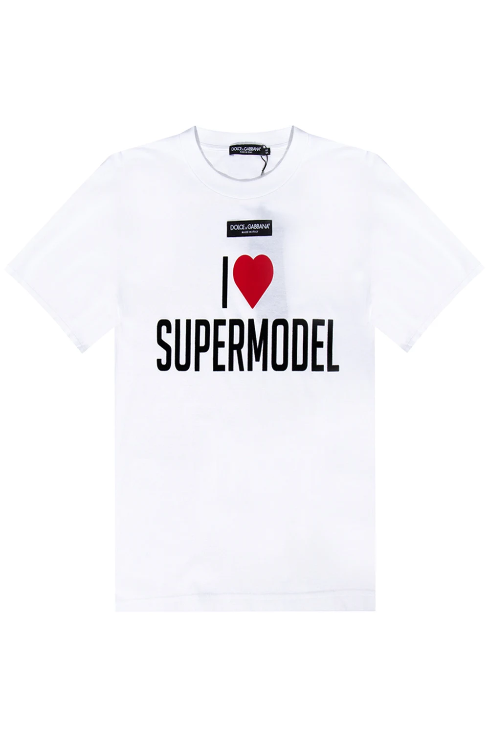 WHITE T-shirt with logo