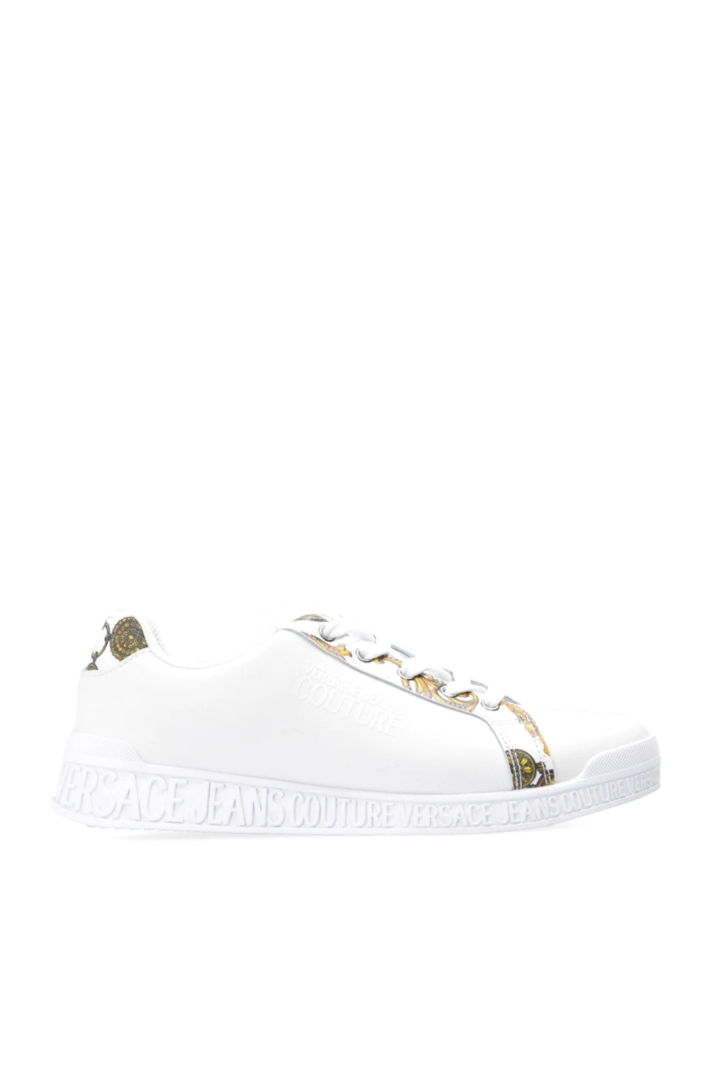 WHITE Sneakers with logo