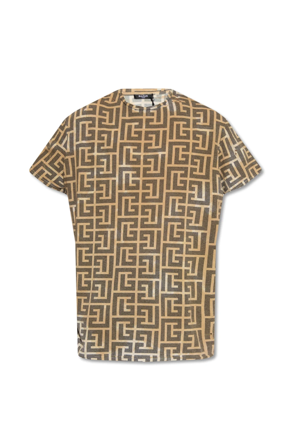 beige Monogrammed T-shirt