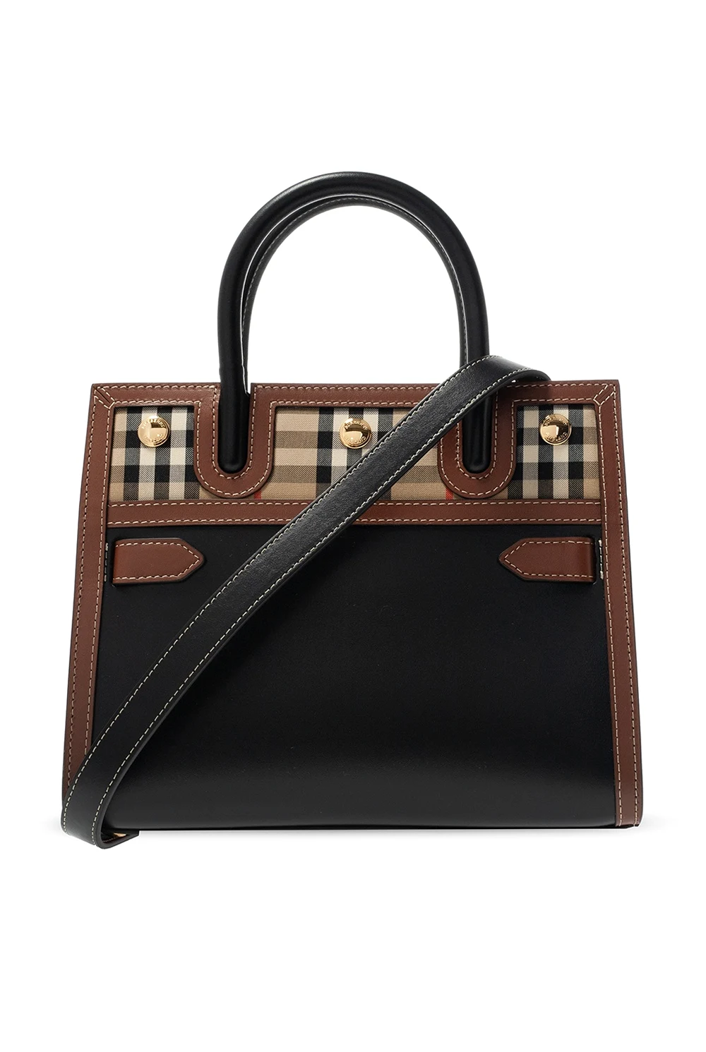 BLACK ‘Baby Title’ shoulder bag