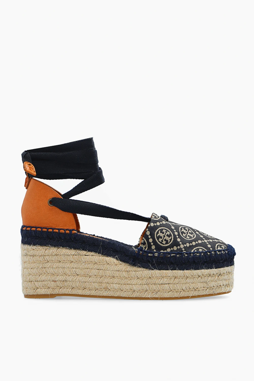 Espadryle na koturnie ‘T Monogram’