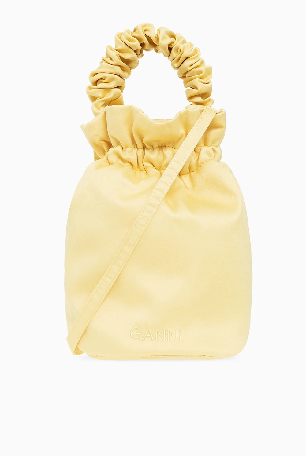 Satin shoulder bag