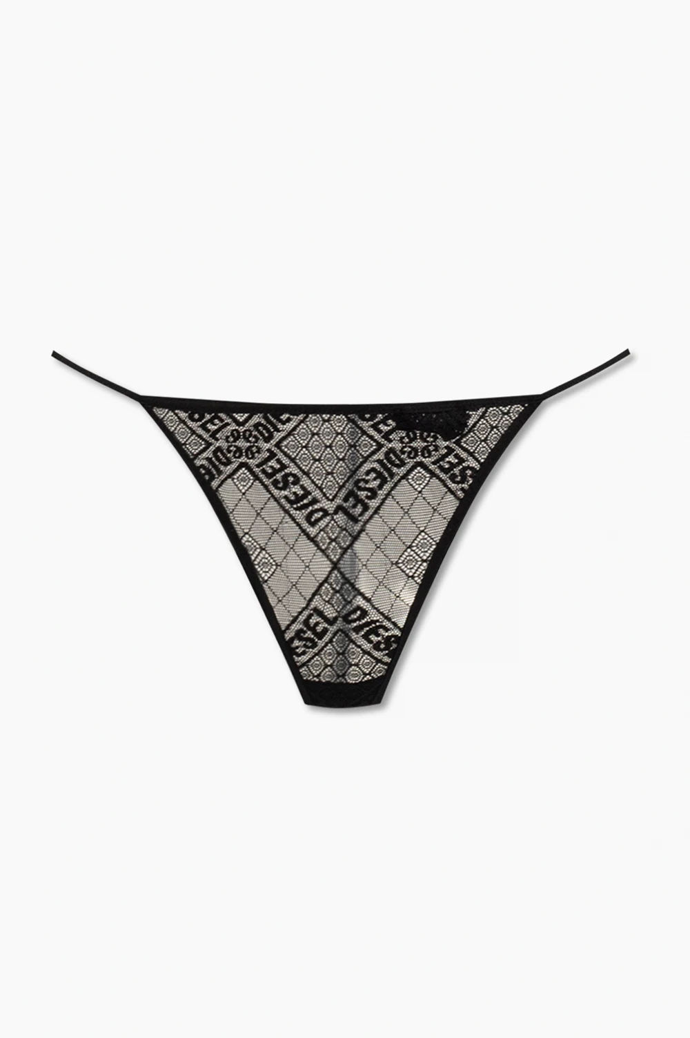 BLACK ‘UFST-SADIE-L STRING’ thong