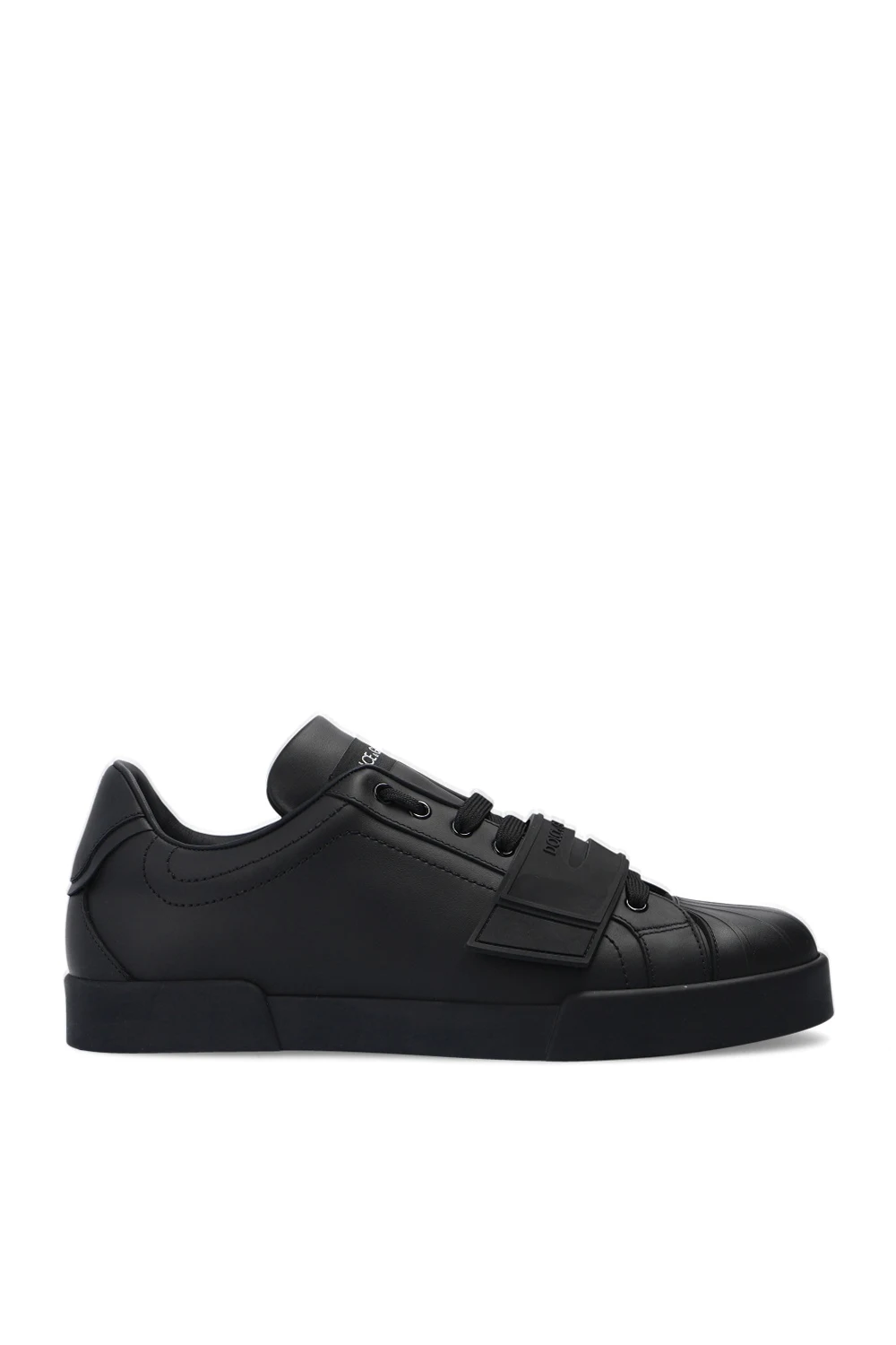 BLACK ‘Portofino’ lace-up sneakers
