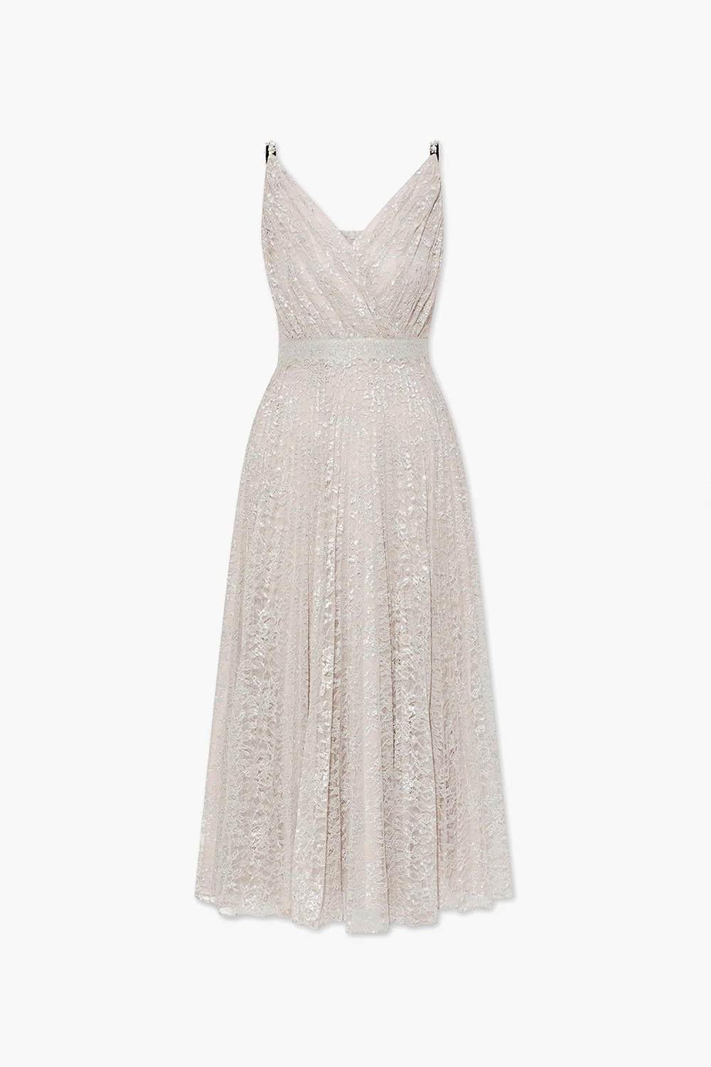 cream ‘Dorinda’ pleated dress