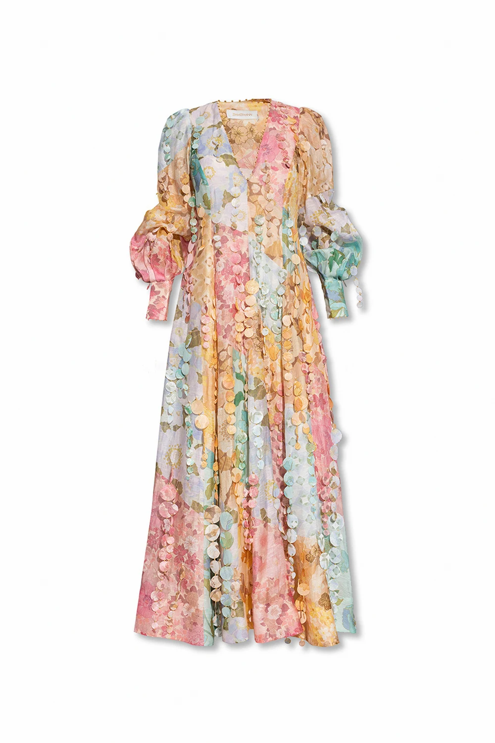 Dress with floral motif