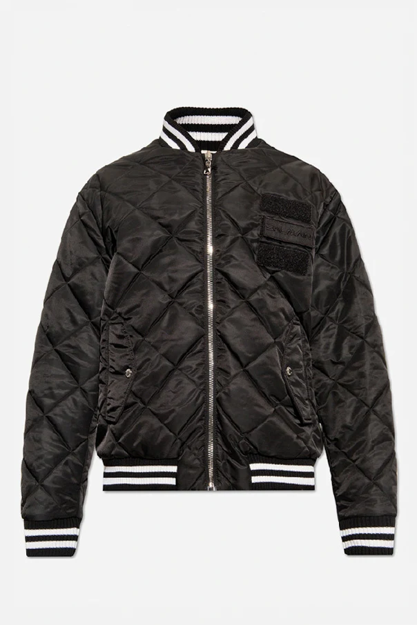 BLACK Reversible bomber jacket