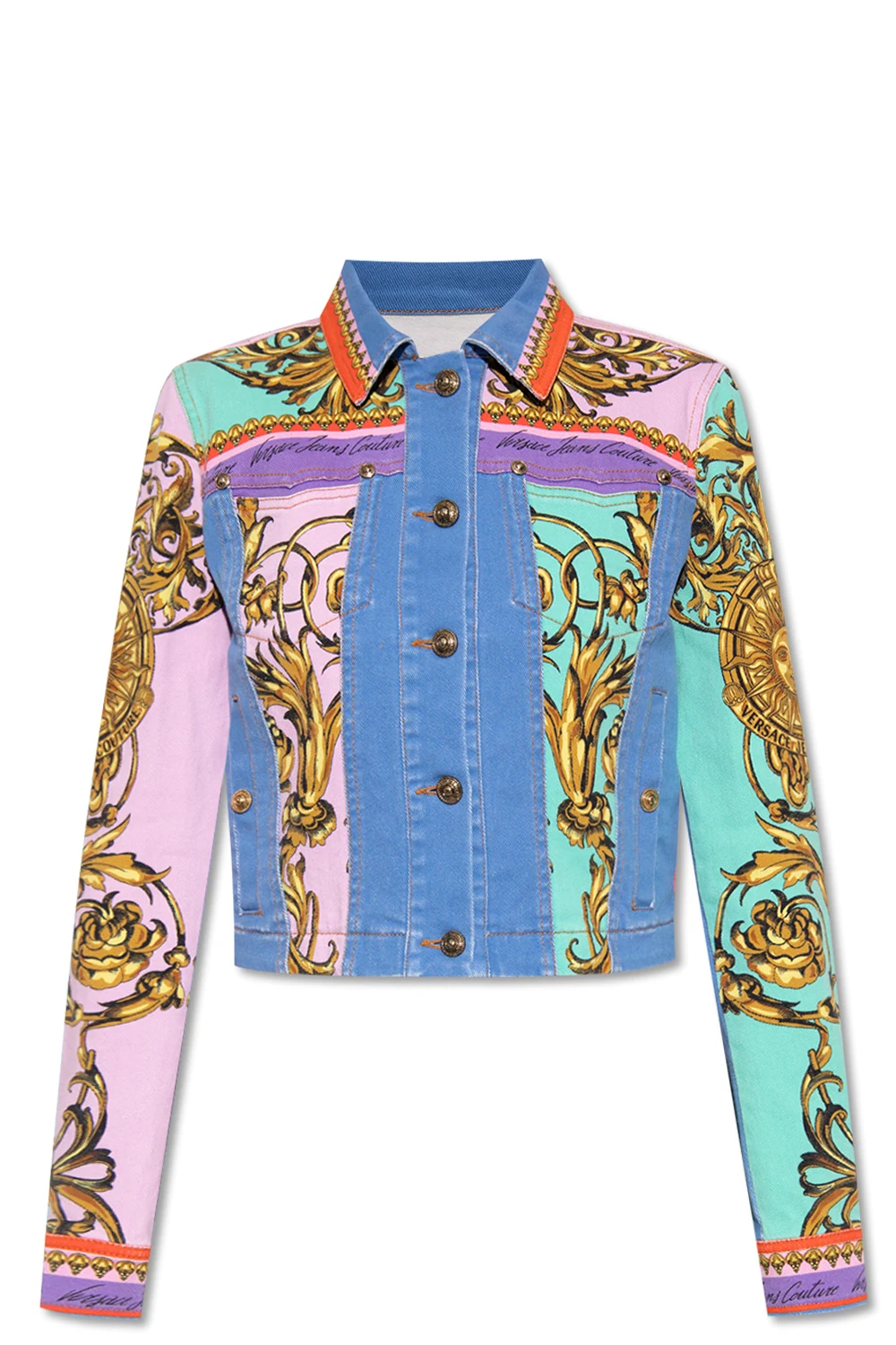 MULTICOLOUR Jacket with Sun Flower Garland motif