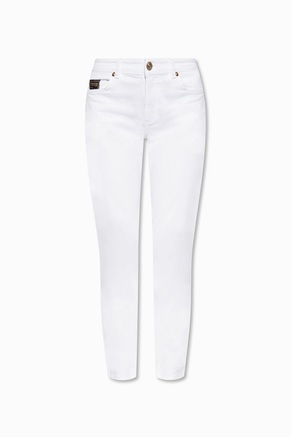 WHITE Jeans with logo