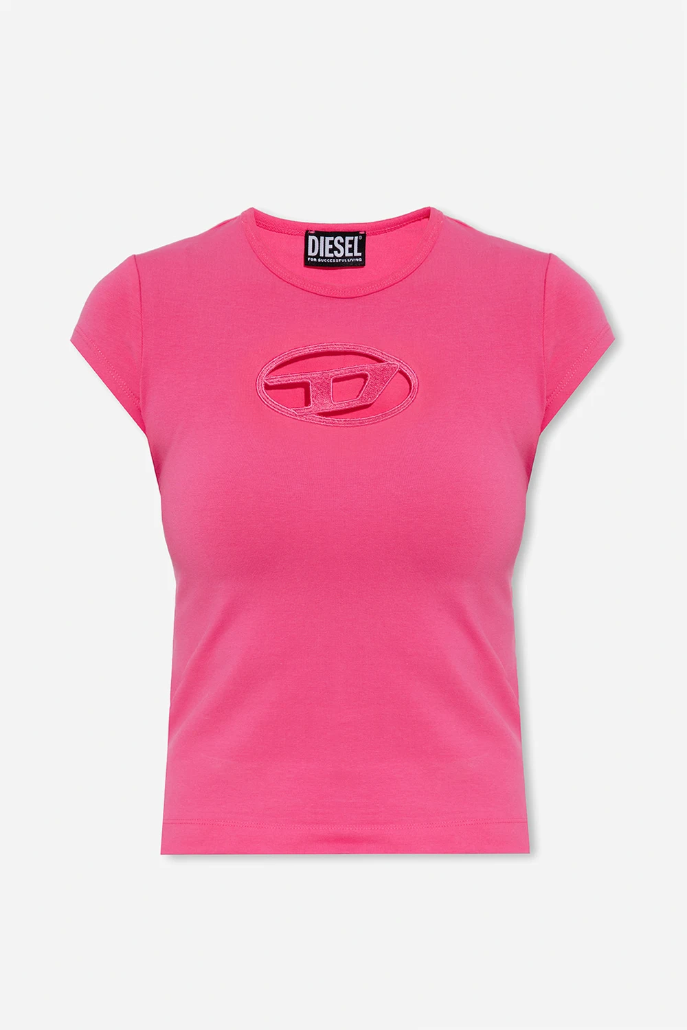 PINK ‘T-ANGIE’ T-shirt with logo
