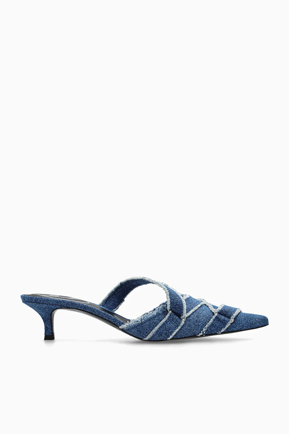 BLUE ‘D-KITTIE ML’ heeled mules
