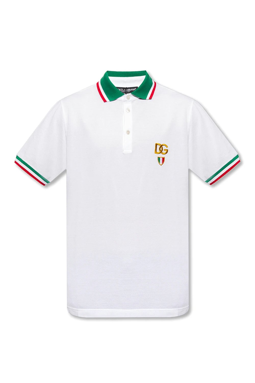 WHITE Polo shirt with logo