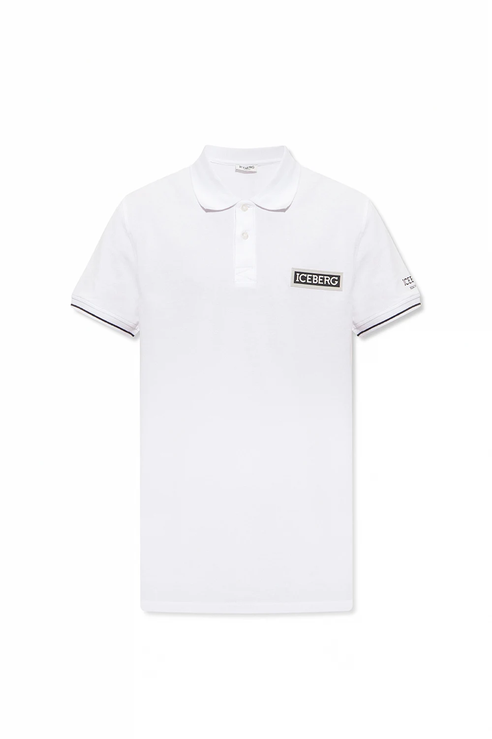 WHITE Polo shirt with logo