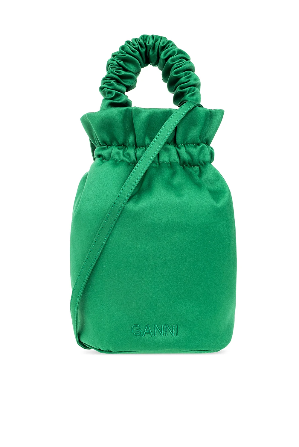 Satin shoulder bag