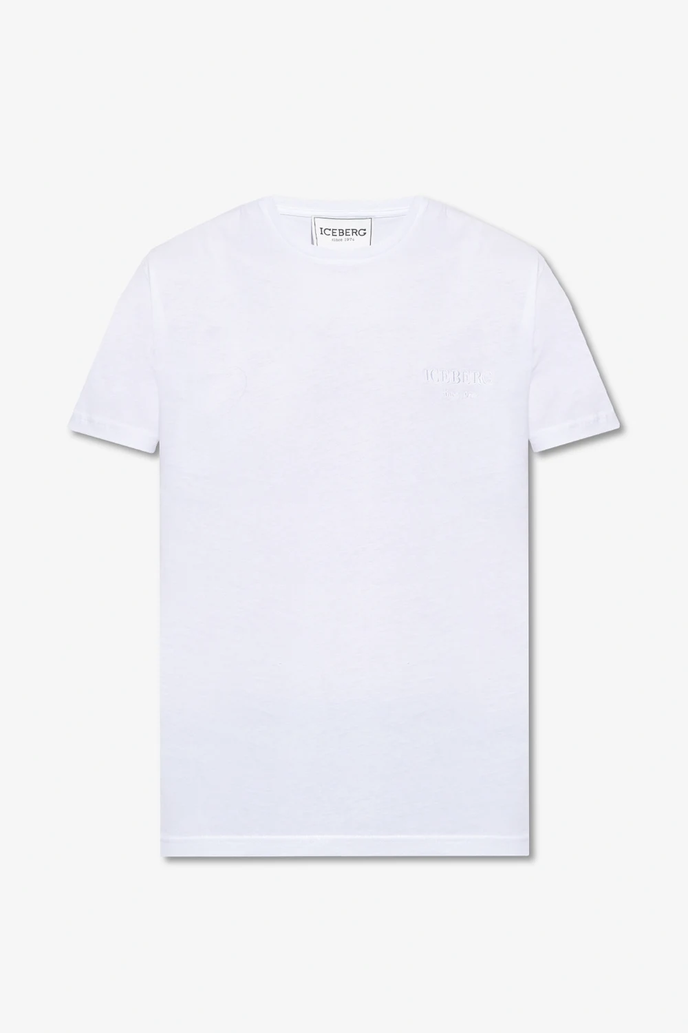 WHITE T-shirt with logo