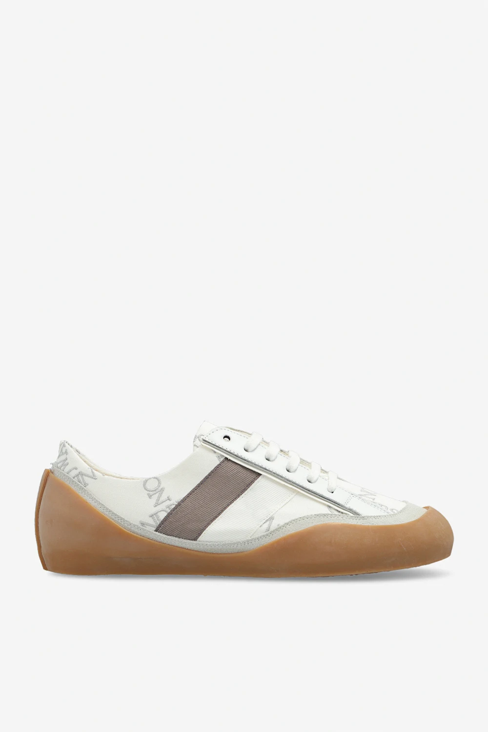 cream Sneakers with logo