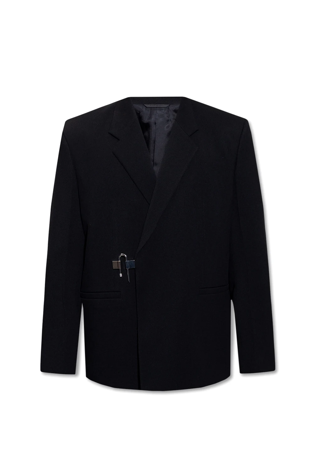 Blazer with decorative closure