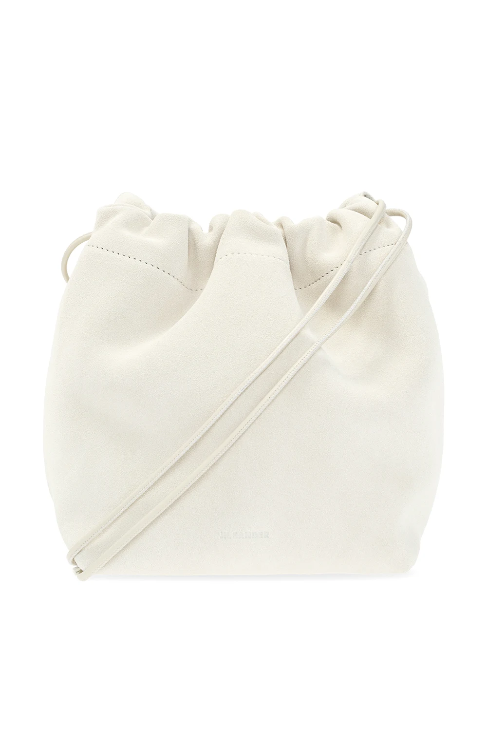 Suede shoulder bag