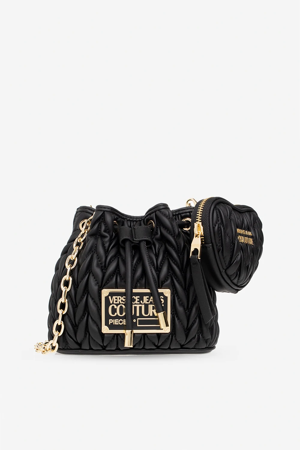 BLACK Quilted shoulder bag