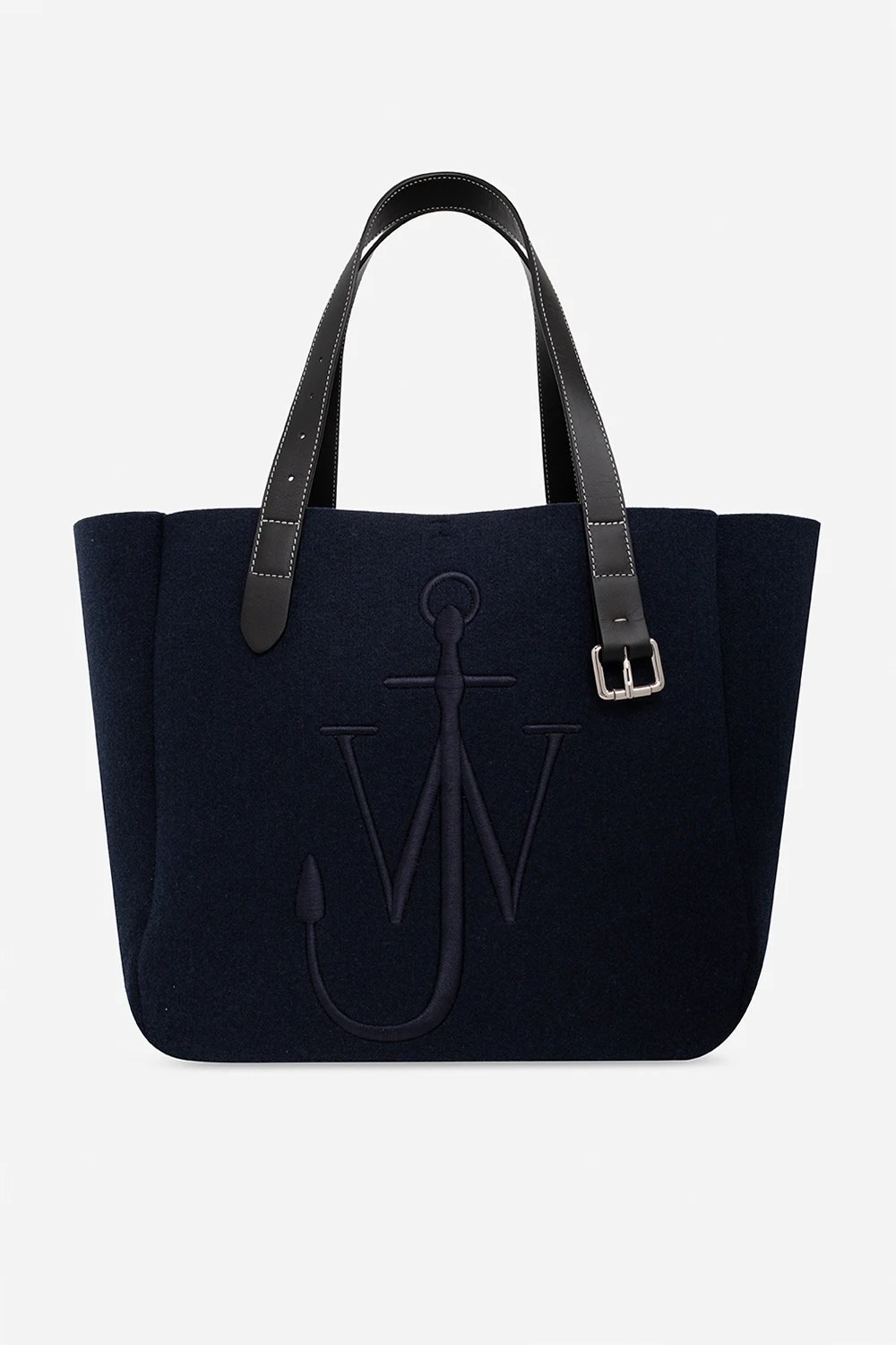 NAVY BLUE ‘Belt’ shopper bag