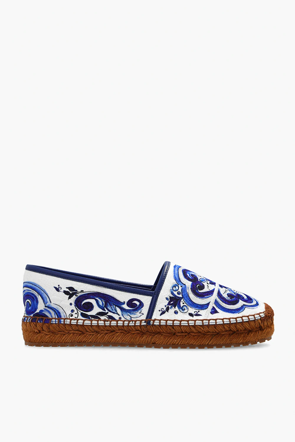 BLUE Patterned espadrilles