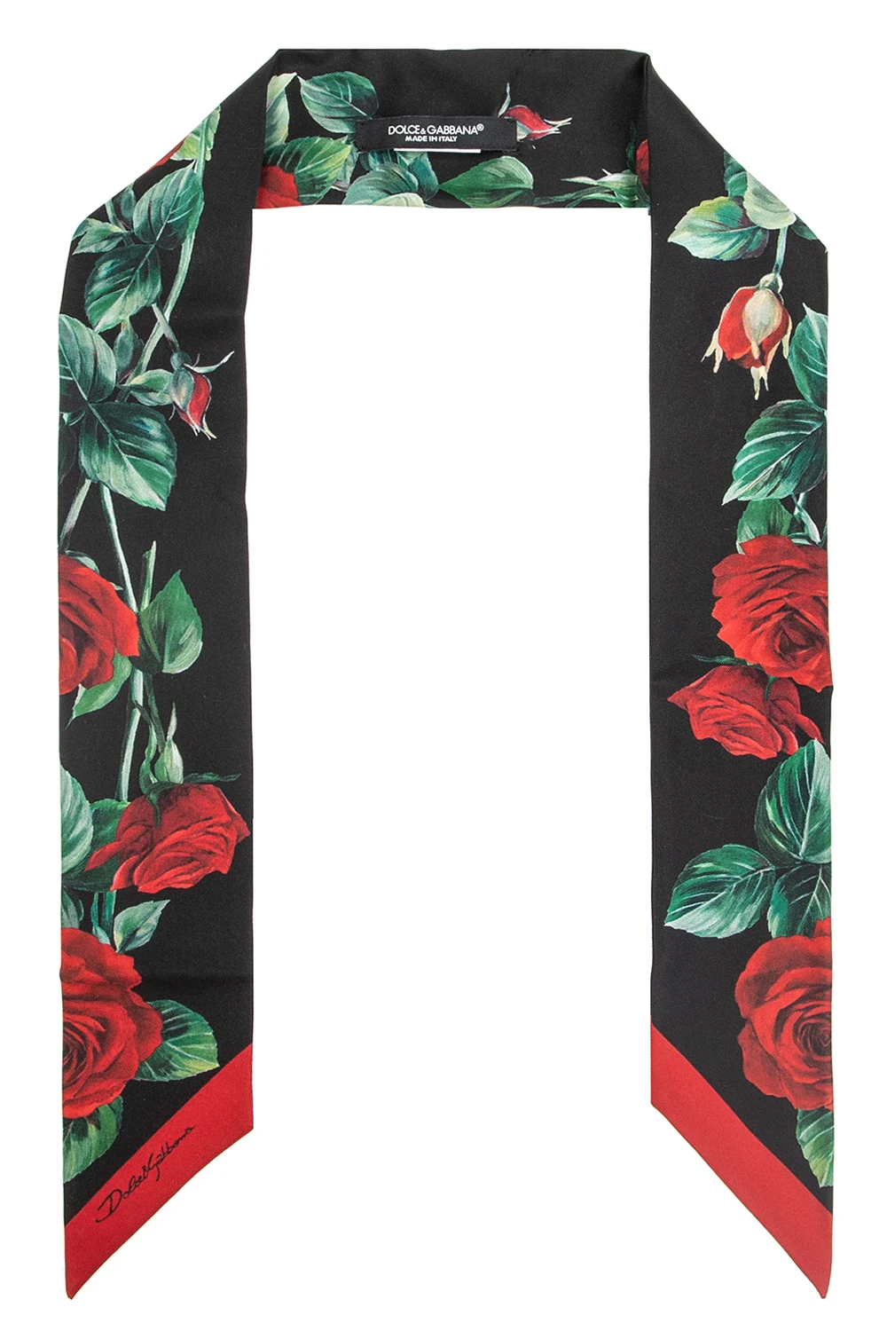 MULTICOLOUR Neckerchief with floral motif