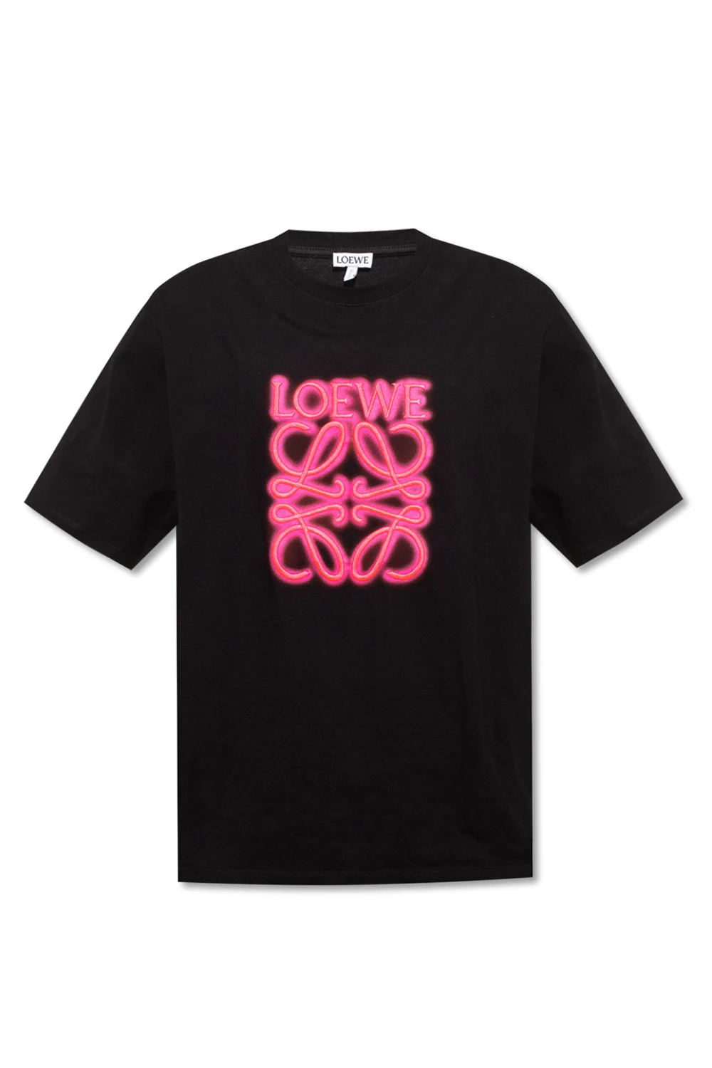 BLACK T-shirt with logo