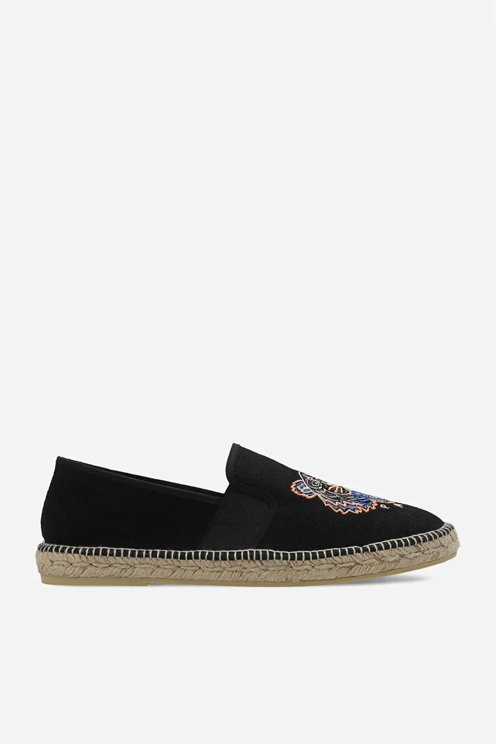 BLACK Espadrilles with logo
