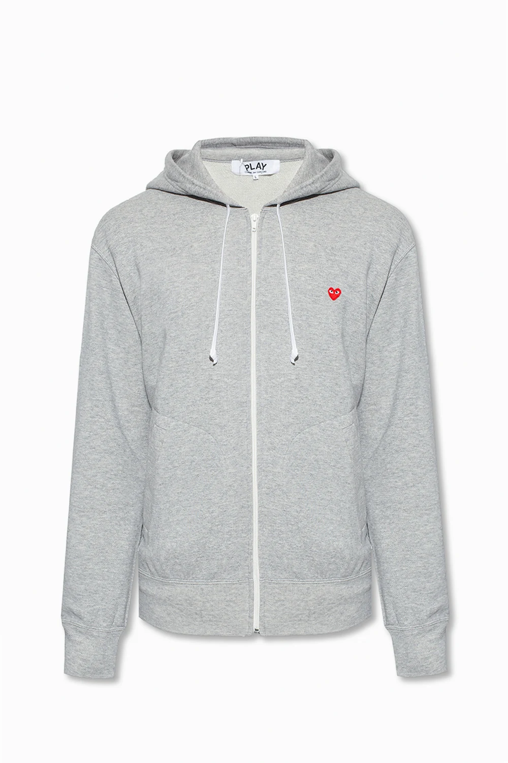 Hoodie with logo patch