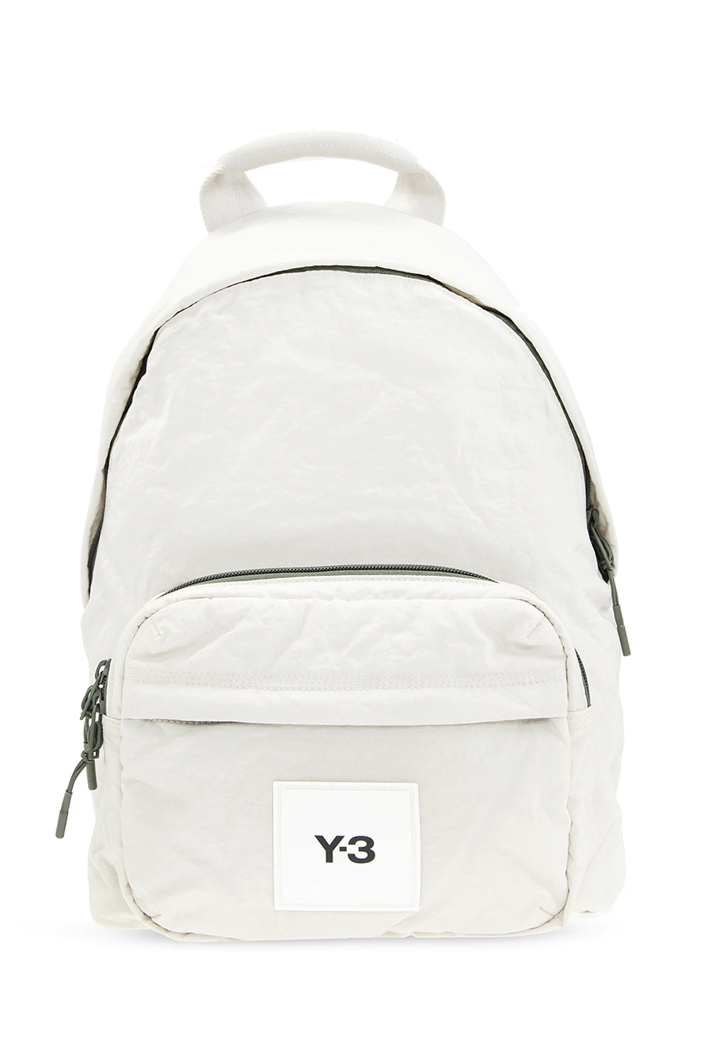 cream Backpack with pockets