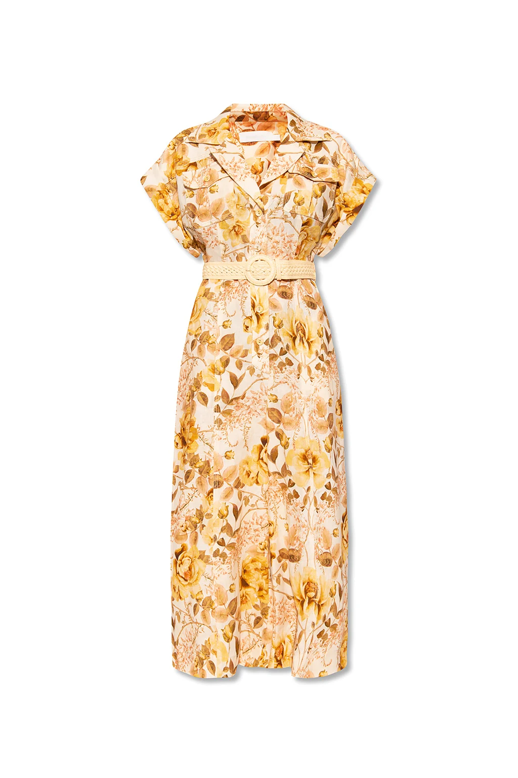 Floral-printed jumpsuit