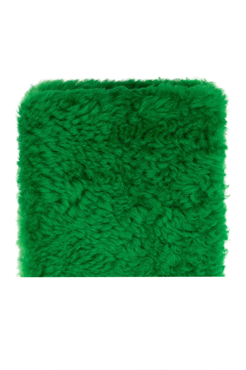 GREEN Fur scarf