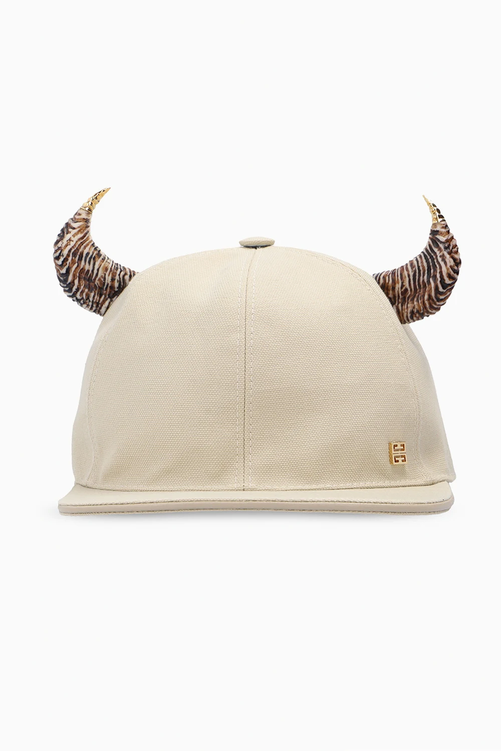 Baseball cap with horns