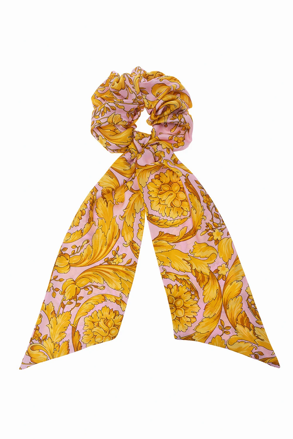 Barocco-printed scrunchie