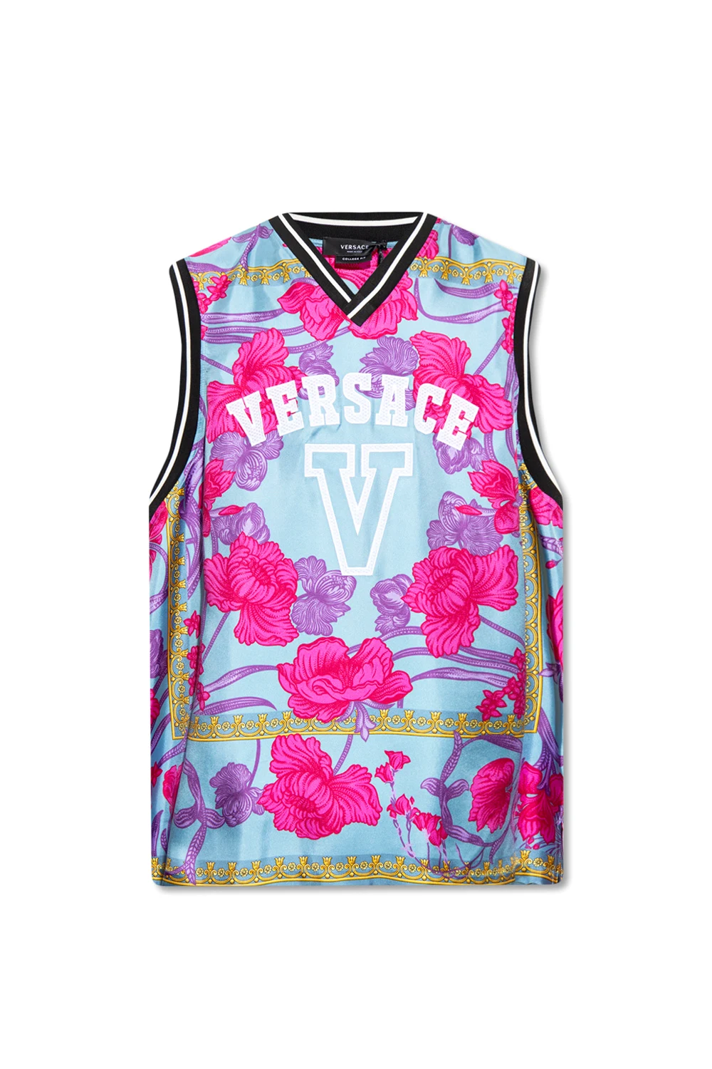 MULTICOLOUR Silk sleeveless T-shirt