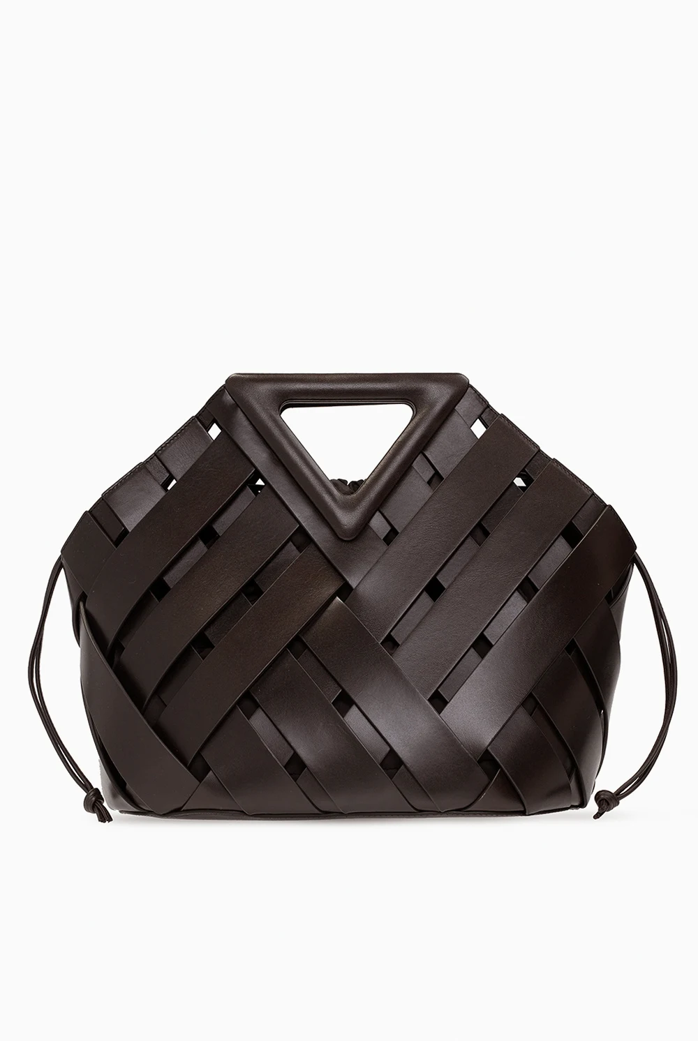 Leather 'Point' hand bag