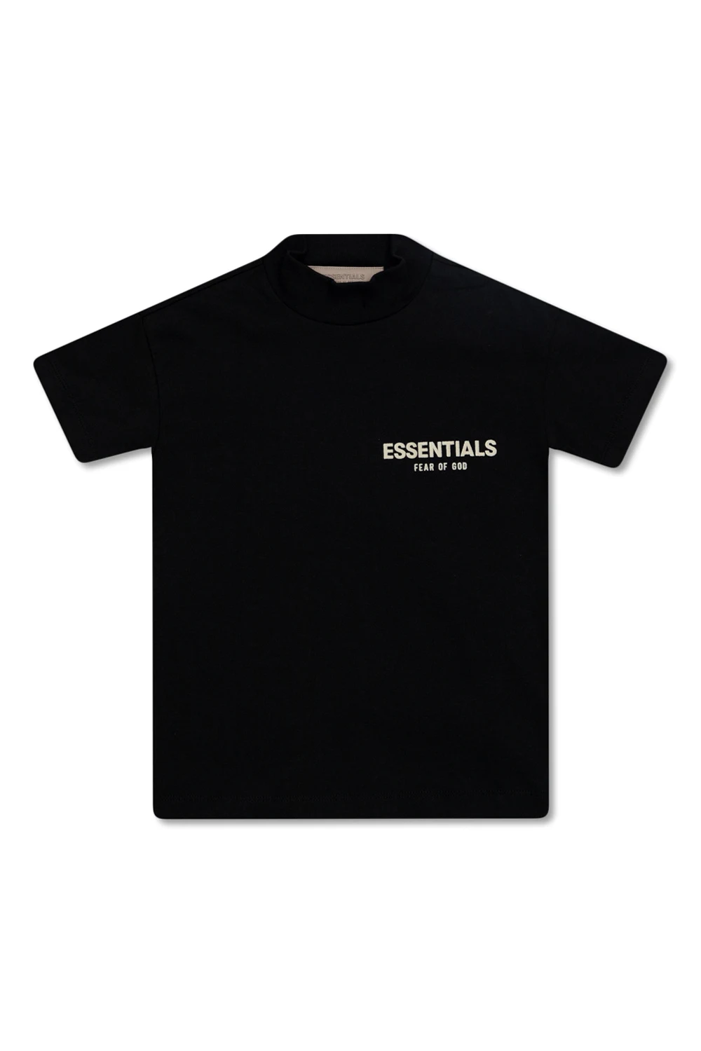 BLACK T-shirt with logo