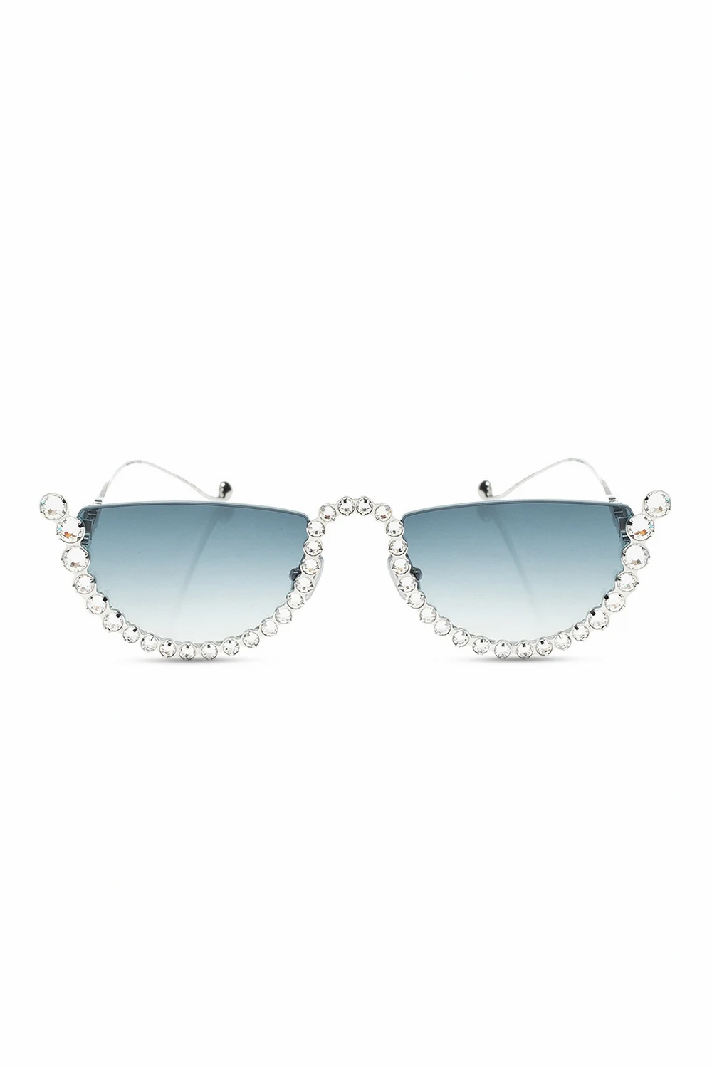 SILVER Embellished sunglasses