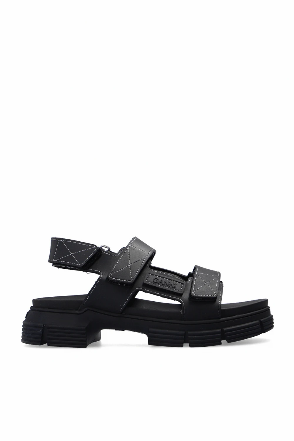 Sandals with logo