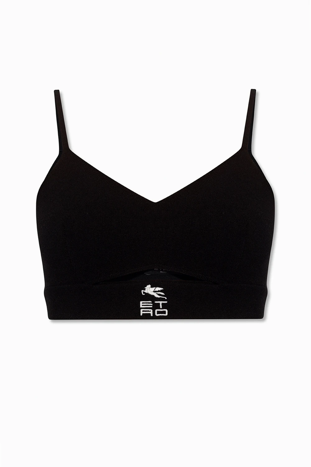 Crop top with logo