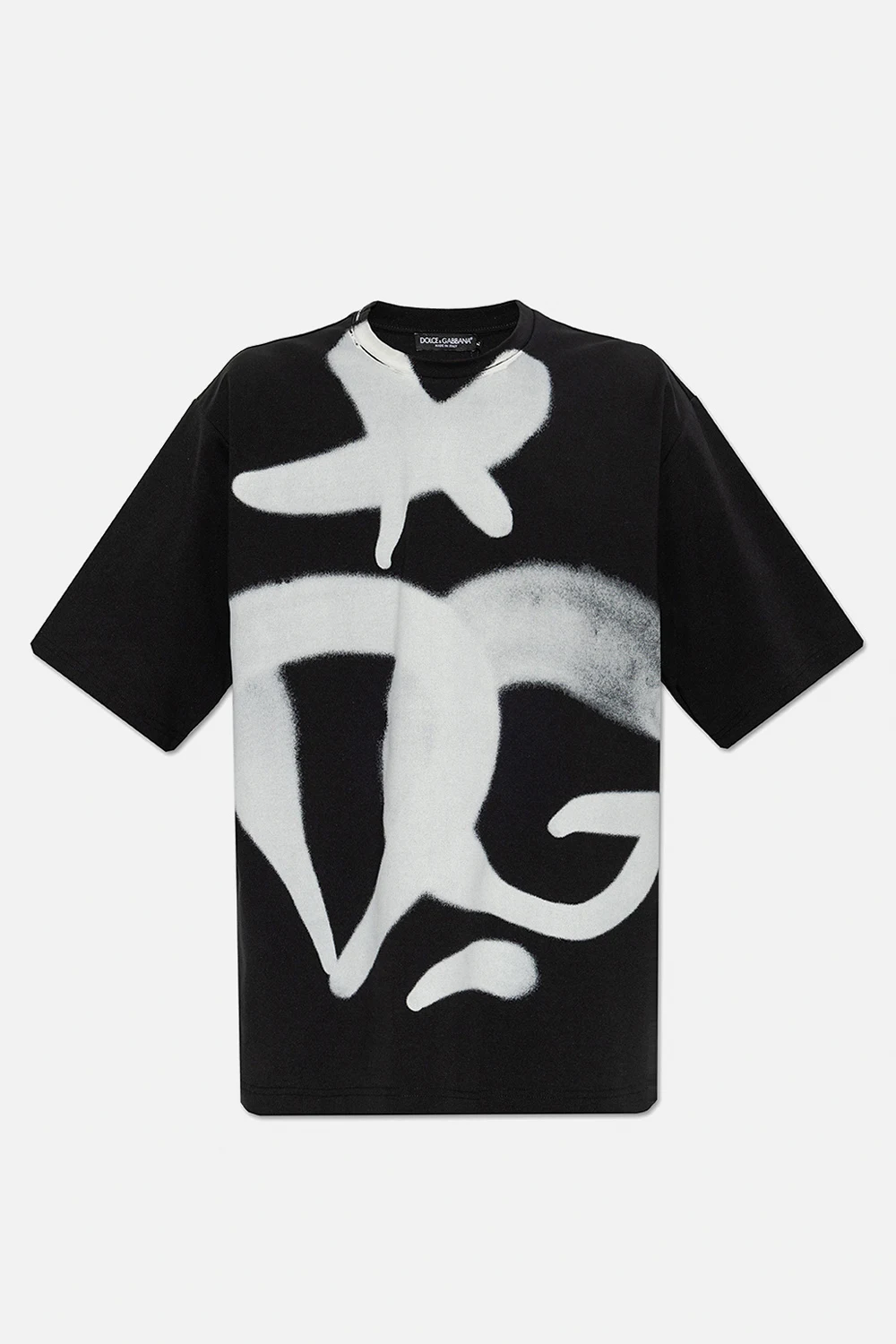 BLACK Printed T-shirt