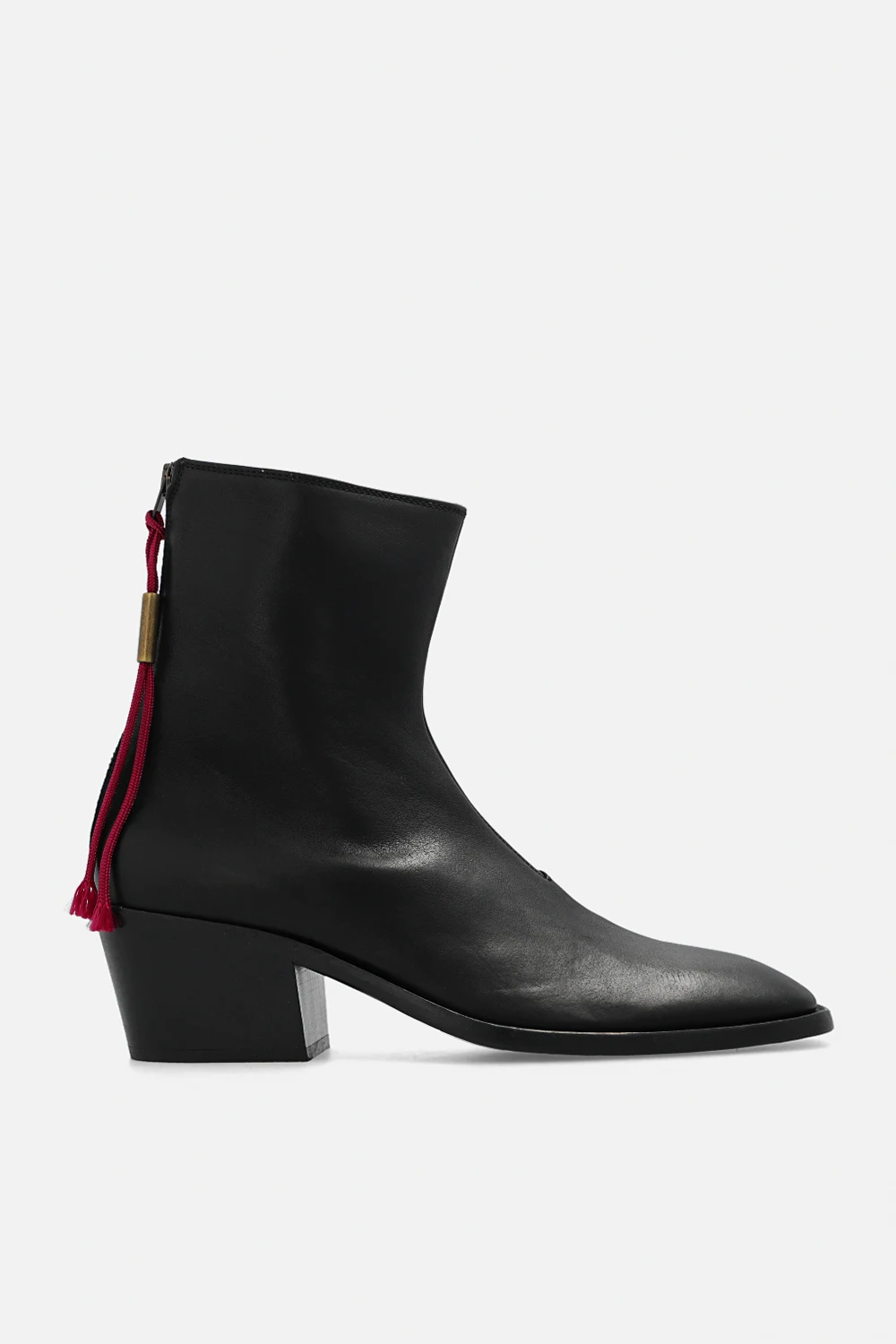 Leather boots