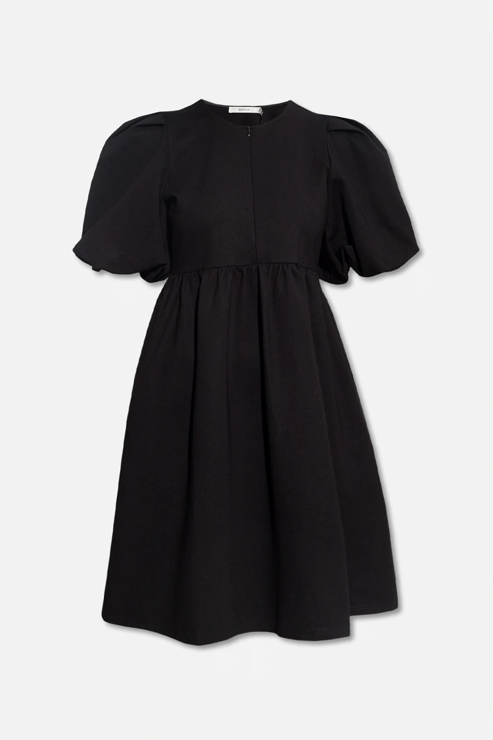 BLACK ‘BlancaGZ’ dress with puff sleeves